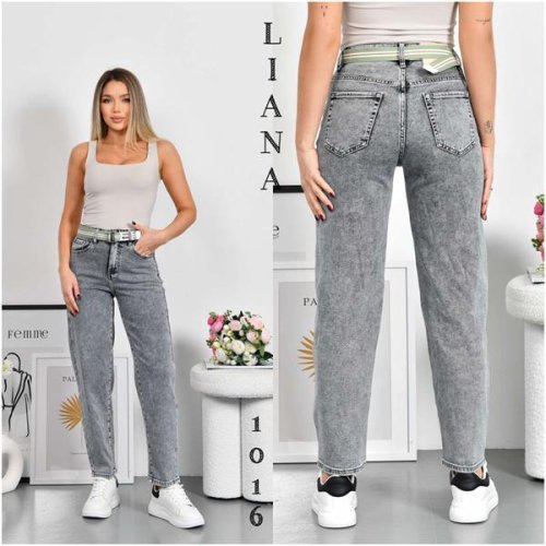 Джинсы Liana Denim (25-30) 1016 grey (деми) Liana Denim 1016 grey