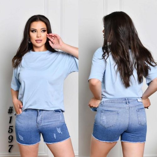 Шорты Liana Denim (25-30) 1597 blue (лето) Liana Denim 1597 blue