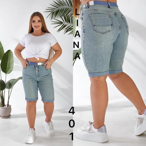 Бриджи Liana Denim (30-36) 401-1 l.blue (лето) Liana Denim 401-1 l.blue