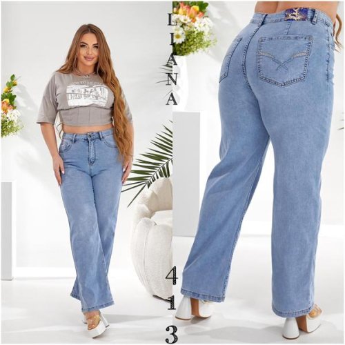 Джинсы Liana Denim (32-42) 413 blue (деми) Liana Denim 413 blue