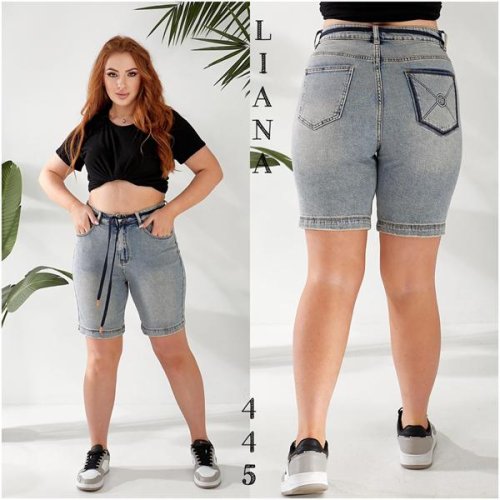Шорты Liana Denim (28-33) 445 grey (лето) Liana Denim 445 grey