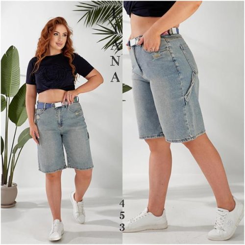 Шорты Liana Denim (28-33) 453 grey (лето) Liana Denim 453 grey