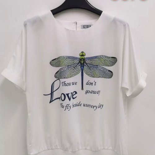 Футболка LIDA (52-62) 5075 white (лето) LIDA 5075 white