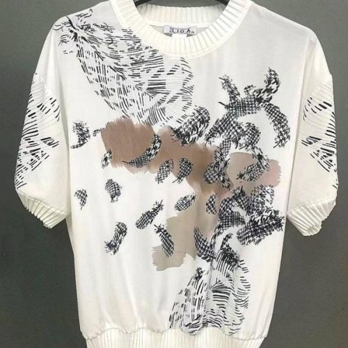 Футболка LIDA (52-62) 9829 white (лето) LIDA 9829 white