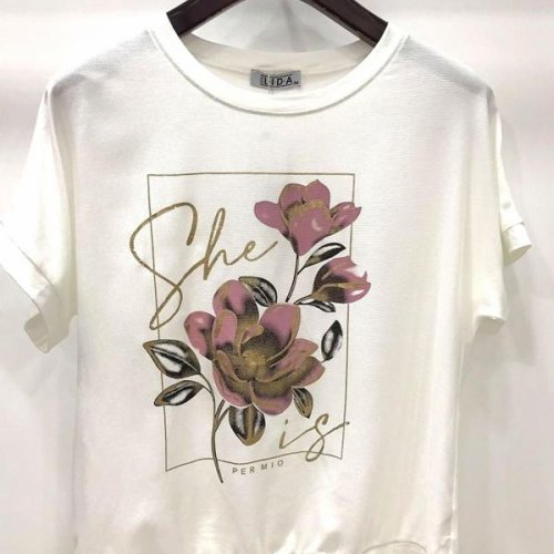 Футболка LIDA (52-62) 2805-5 white (лето) LIDA 2805-5 white