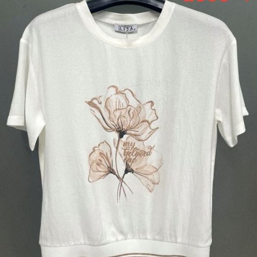 Футболка LIDA (52-62) 2806-1 white (лето) LIDA 2806-1 white