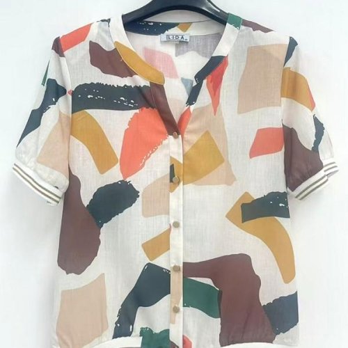 Рубашка LIDA (52-62) 5078 beige (лето) LIDA 5078 beige
