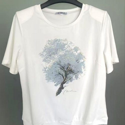 Футболка LIDA (52-62) 9421 white (лето) LIDA 9421 white