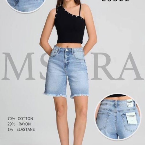 Шорты Miss Kurry (XS-L) G6031 l.blue (лето) Miss Kurry G6031 l.blue