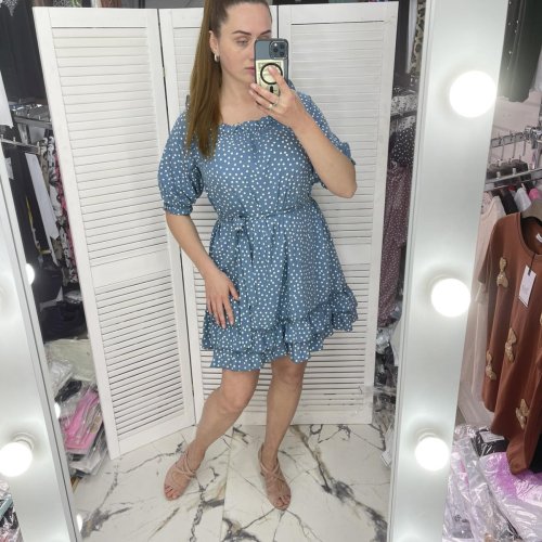 Платье Karon (S-XL) 675 l.blue (лето) Karon 675 l.blue