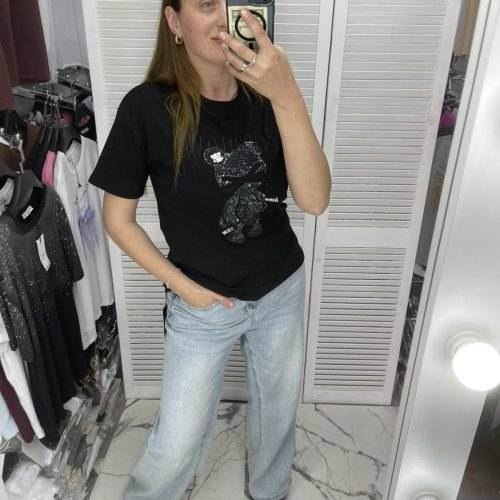 Футболка Karon (one size) 8216 black (лето) Karon 8216 black