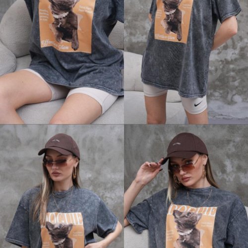 Футболка Namik (S-XL) NM80 grey (лето) Namik NM80 grey