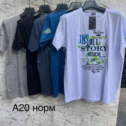 Футболка Hoan (2XL-5XL) A20 mix (лето) Hoan A20 mix