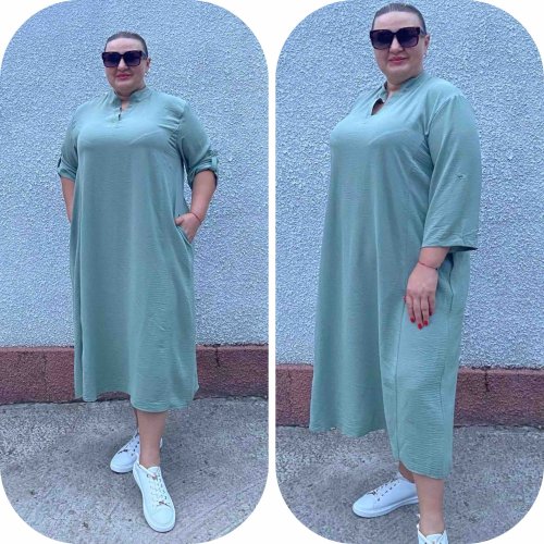 Платье BAT (52-60) 87 l.blue (лето) BAT 87 l.blue