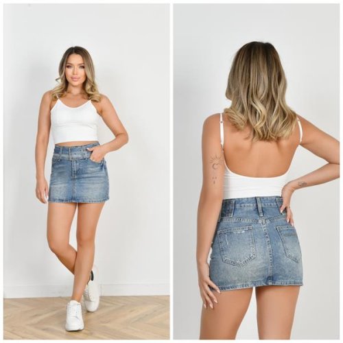 Юбка Direa (S-XL) 5027 l.blue (лето) Direa 5027 l.blue