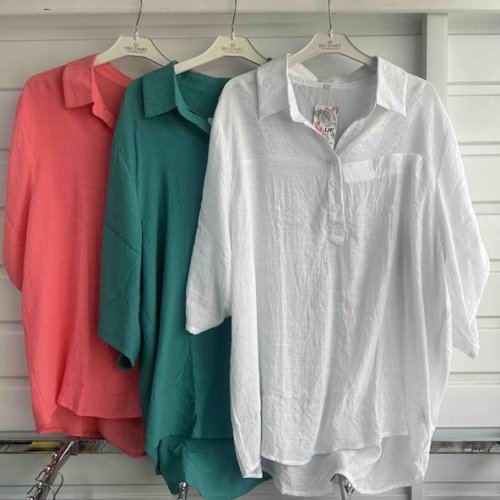 Рубашка P.HEY (3XL-6XL) 1108-651 white (лето) P.HEY 1108-651 white