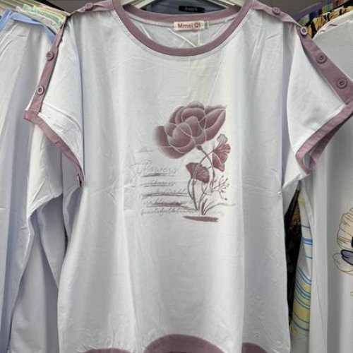 Футболка P.HEY (XL-4XL) 1505 white-powder (лето) P.HEY 1505 white-powder
