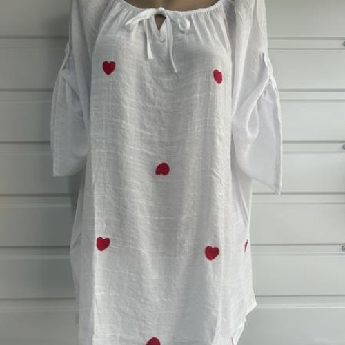 Туника P.HEY (L-3XL) 372 white (лето) P.HEY 372 white