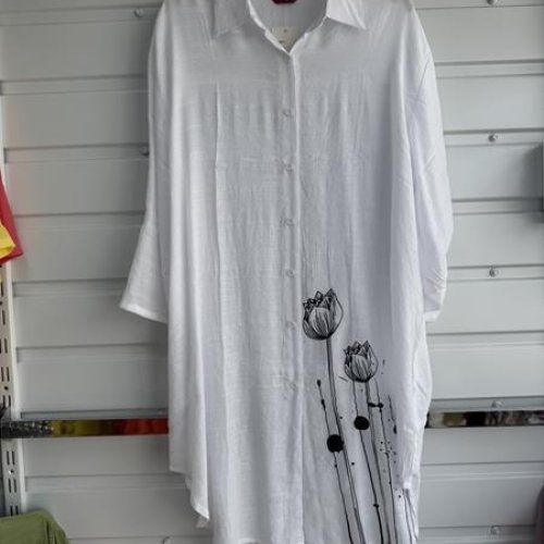 Платье P.HEY (XL-4XL) 521 white (лето) P.HEY 521 white