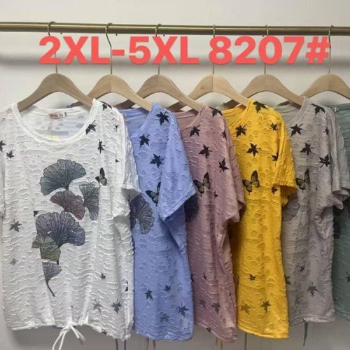 Футболка P.HEY (2XL-5XL) 8207 powder (лето) P.HEY 8207 powder
