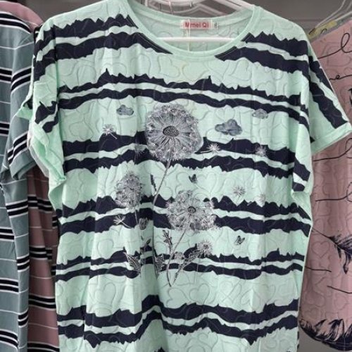 Футболка P.HEY (2XL-5XL) 8563 mint (лето) P.HEY 8563 mint
