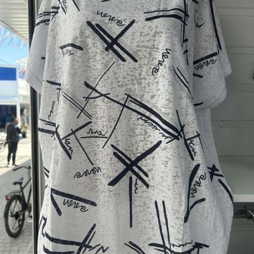 Футболка P.HEY (2XL-5XL) 8565 white (лето) P.HEY 8565 white