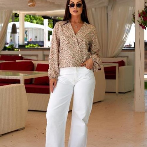 Блузка WideRange (46-52) 746 beige (деми) WideRange 746 beige