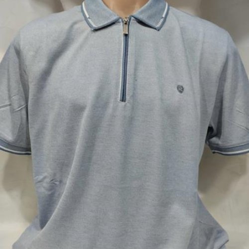 Футболка Panda (L-3XL) 1929 l.blue (лето) Panda 1929 l.blue