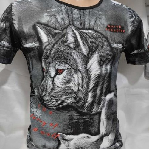Футболка Panda (M-2XL) 1951 d.grey (лето) Panda 1951 d.grey