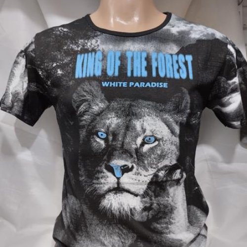 Футболка Panda (M-2XL) 1952 black (лето) Panda 1952 black