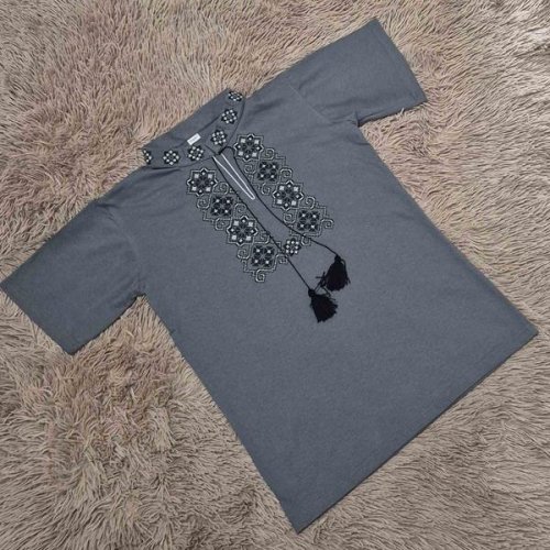 Вышиванка Limerense (140-176) LM12 grey (лето) Limerense LM12 grey