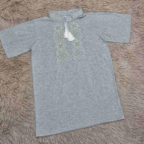 Вышиванка Limerense (140-176) LM15 grey (лето) Limerense LM15 grey