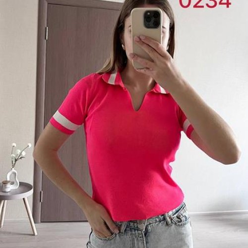 Футболка FSN (42-46) 0234 pink (лето) FSN 0234 pink
