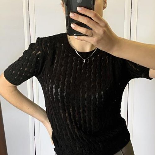 Футболка FSN (42-46) 10666 black (лето) FSN 10666 black