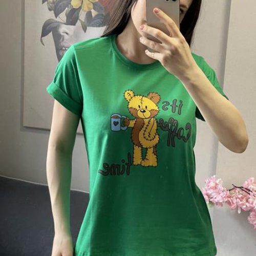 Футболка FSN (46-52) 1281 green (лето) FSN 1281 green