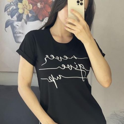 Футболка FSN (42-46) 1299 black (лето) FSN 1299 black