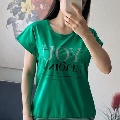 Футболка FSN (48-54) 2512 green (лето) FSN 2512 green