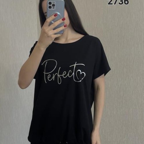 Футболка FSN (52-58) 2736 black (лето) FSN 2736 black