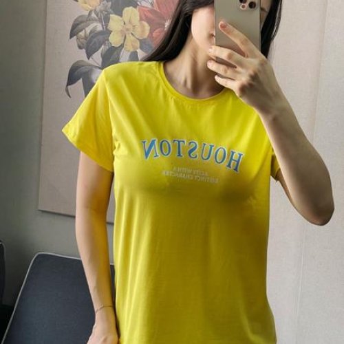 Футболка FSN (44-50) 3039 yellow (лето) FSN 3039 yellow
