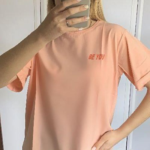 Футболка FSN (S-L) 3416 peach (лето) FSN 3416 peach
