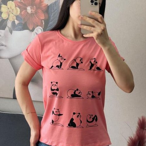 Футболка FSN (42-48) 6310 pink (лето) FSN 6310 pink
