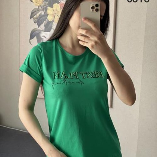 Футболка FSN (42-48) 6315 green (лето) FSN 6315 green