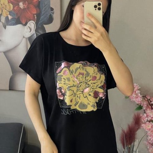 Футболка FSN (46-52) 6385 black (лето) FSN 6385 black