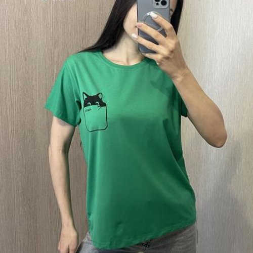 Футболка FSN (46-52) 6478 green (лето) FSN 6478 green
