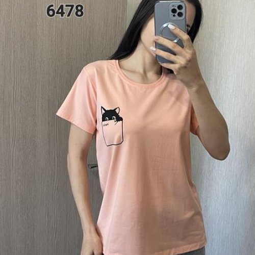 Футболка FSN (46-52) 6478 peach (лето) FSN 6478 peach