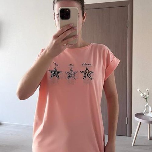 Футболка FSN (46-52) 7003 pink (лето) FSN 7003 pink