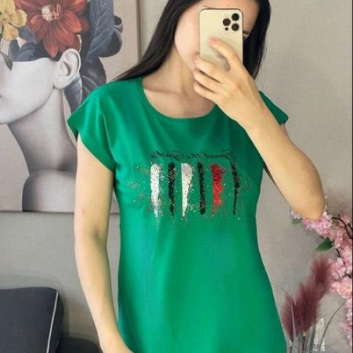 Футболка FSN (46-52) 7010 green (лето) FSN 7010 green