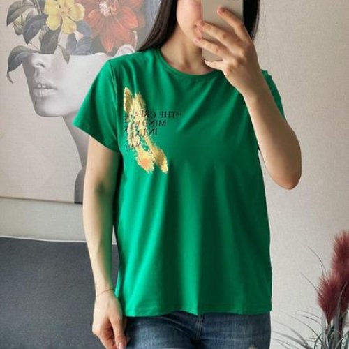 Футболка FSN (42-48) 7023 green (лето) FSN 7023 green