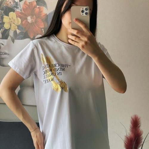 Футболка FSN (42-48) 7023 white (лето) FSN 7023 white