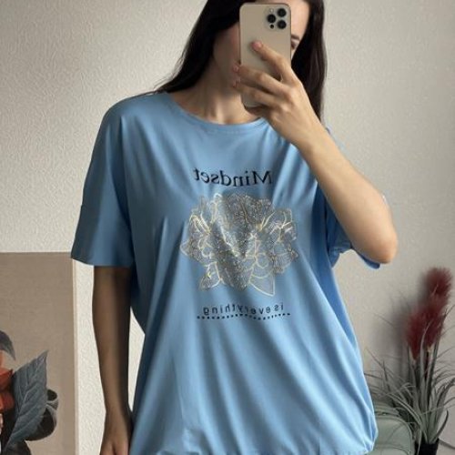 Футболка FSN (52-58) 7049 l.blue (лето) FSN 7049 l.blue
